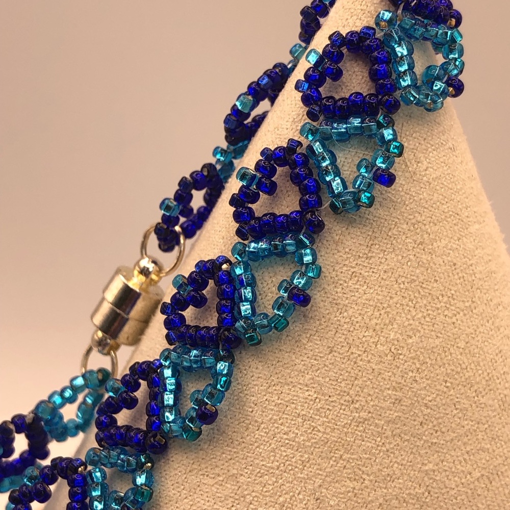 Blue Hearts Giltzy Bracelet NEW